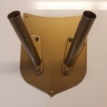 support mural pour drapeau