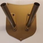 support mural pour drapeau