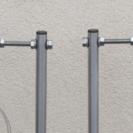 support mural pour drapeau