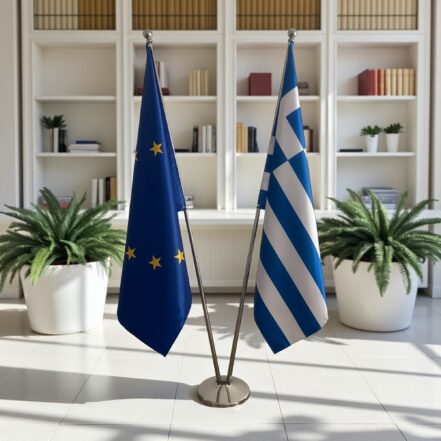 suport steag grecia