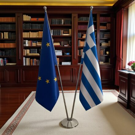 suport steag grecia