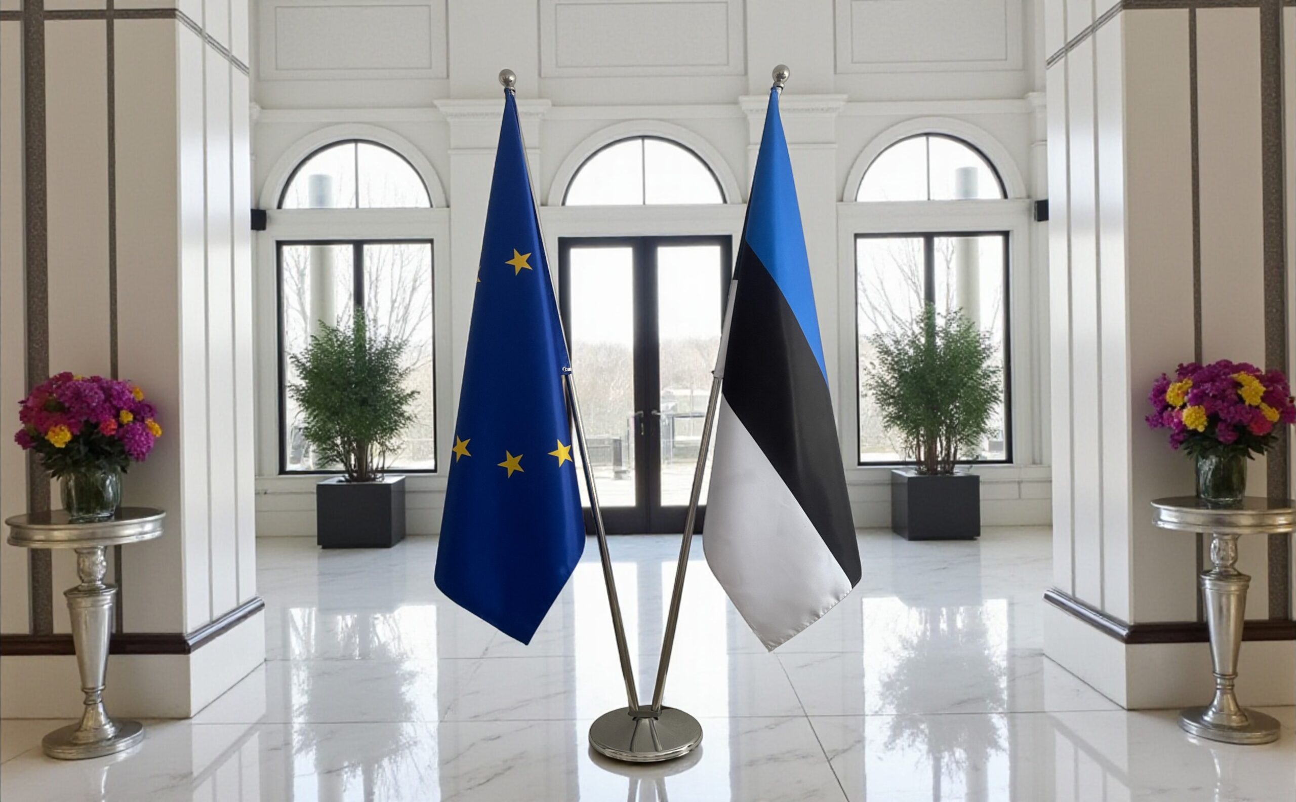 suport steag estonia