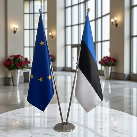 suport steag estonia