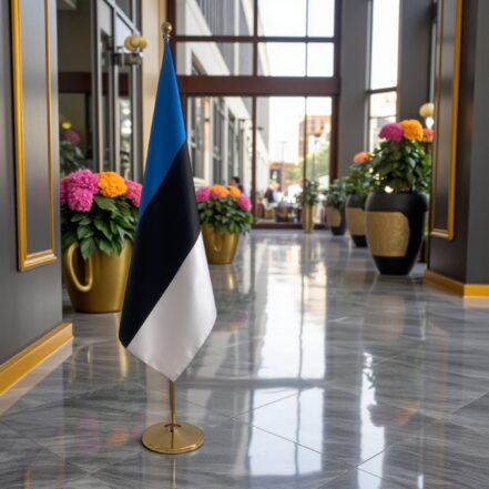 suport steag estonia