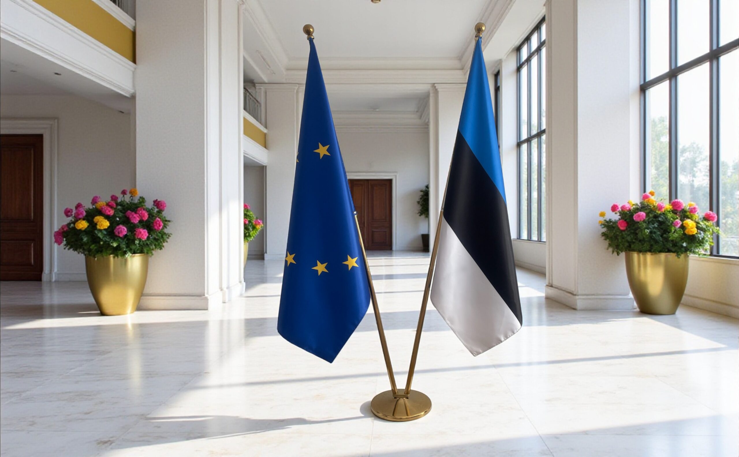 suport steag estonia