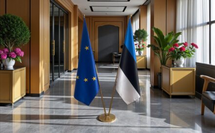 suport steag estonia